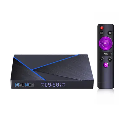 TV Box H96 Max V56 Smart Media Player, 4K, Decodare 8K, 3D, RAM 8GB LPDDR4, ROM 64GB, Android 12