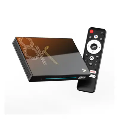 TV Box iSEN H96 Max M9S AI Smart, 8K Ultra HD, 8GB RAM, 128GB ROM, Android 14, Octa Core, WiFi 6