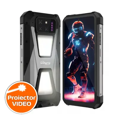 Telefon mobil Unihertz 8849 Tank 3S , 5G, Proiector video DLP 100 Lumeni,  24GB RAM (12GB + 12GB