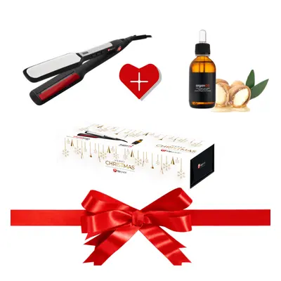 Set INTENSIVE HAIR CARE ( placa de par cu Infrarosu + ulei argan )