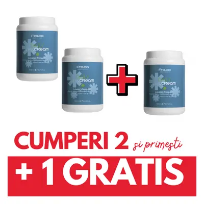 OFERTA 2+1 GRATIS - Masca universala de par DAILY PRO - 1,5 L