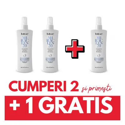 OFERTA 2+1 GRATIS - MIRACLES - Spray tratament pentru par cu 20 de beneficii - 250 ml