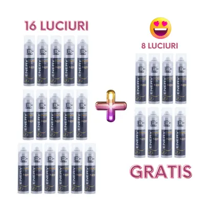 Oferta 16 +8 GRATIS Spray luciu par - protectie par Enery 400ml - Copie