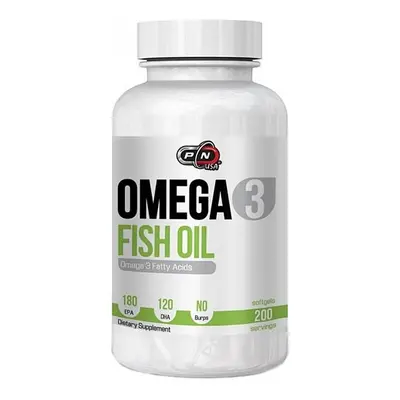 Pure Nutrition USA Omega 3, 1000mg, 200 Gelule, 180 EPA si 120 DHA, Ulei de peste