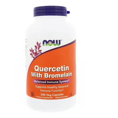 Now Foods Quercetina cu Bromelaina, 240 capsule (Antioxidant intareste imunitate)