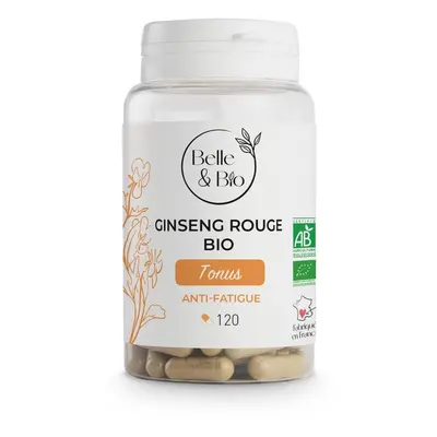 Belle&Bio Ginseng Rosu Bio 120 capsule (Creste energia, tonic natural, creste potenta)