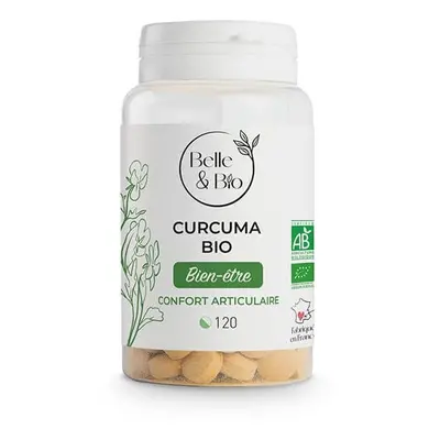 Turmeric - Curcuma Bio 120 Comprimate, Belle&Bio