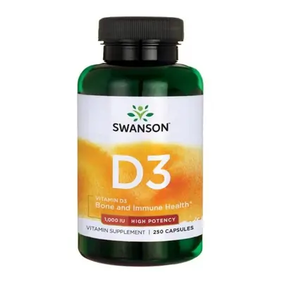 Swanson Vitamina D3 1,000 IU - 250 Capsule