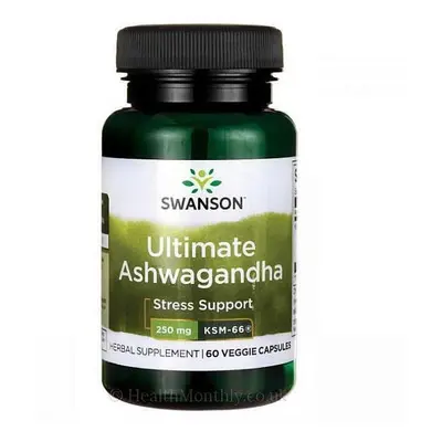 Ultimate Ashwagandha KSM-66 250mg 60 Capsule, Swanson