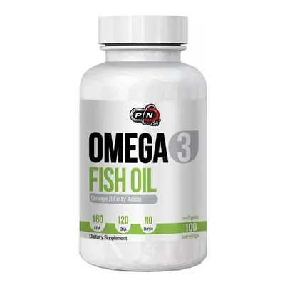 Pure Nutrition USA Omega 3 1000mg 100 Gelule 180 EPA si 120 DHA Ulei de peste