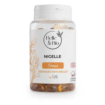 Belle&Bio Ulei Chimen Negru Bio 500mg 120 Capsule (Negrilica, Nigella sativa)