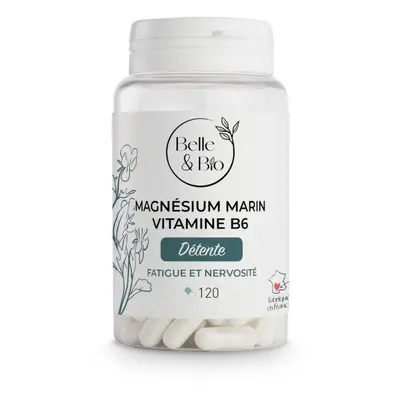 Belle&Bio Magneziu marin + Vitamina B6, 120 capsule