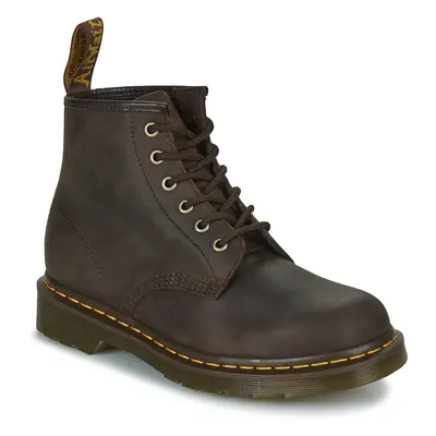 Dr. Martens  101 DARK BROWN CRAZY HORSE  Ghete Femei Maro