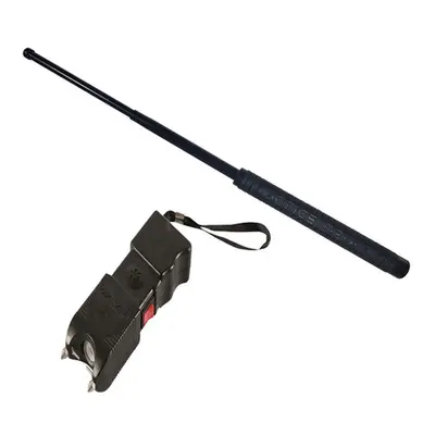 Set baston telescopic Police 50 cm si