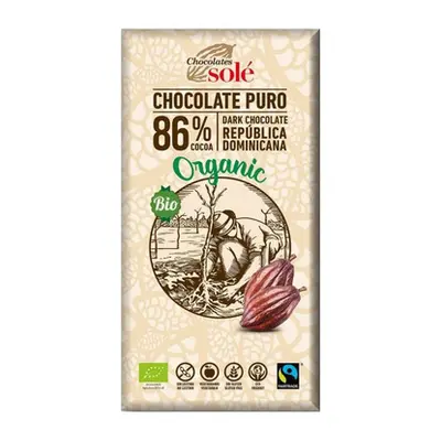 Ciocolata neagra bio 86% cacao  100g