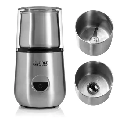 Rasnita de cafea cu aparat de spumat lapte First Austria FA-5486-1, W, g, viteze, lame, Inox