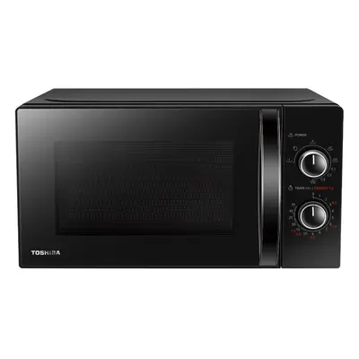 Cuptor cu microunde Toshiba MW-MM20PBK, 800W, 20L, Dezghetare, Timer, Negru