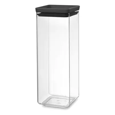 Borcan de depozitare Brabantia Tasty+ 1001173, 2,5 l, Mașină de spălat vase și frigider, Gri înc