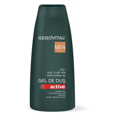 Gel De Duș Active 3 în 1 Gerovital Men