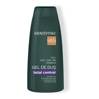 Gel De Duș Total Control 3 în 1 Gerovital Men