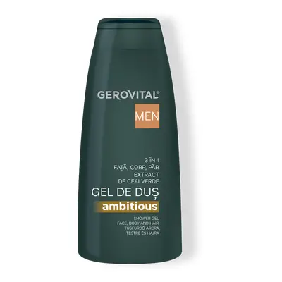 Gel De Duș Ambitious 3 în 1 Gerovital Men