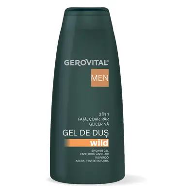 Gel De Duș Wild 3 în 1 Gerovital Men 100ml/ 400 Ml