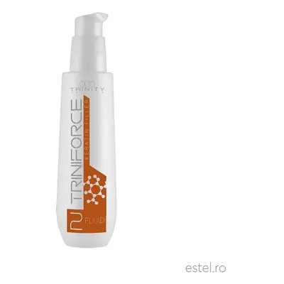 Fluid tratament cu cheratina pentru par deteriorat Triniforce Keratin Filler, Trinity Haircare, 