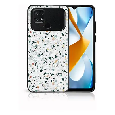 MY ART Husă de protecție pentru Xiaomi Poco C40 BLUE TERRAZZO (164)