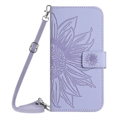 ART SUN FLOWER Husa portofel pentru Samsung Galaxy Xcover violet