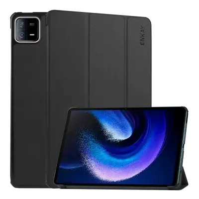 Husa Flip ENKAY LEATHER pentru Xiaomi Pad / Pad Pro neagra