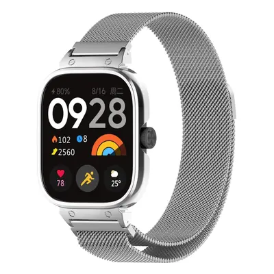 SET MILANESE Carcasa metalica ceas + curea Redmi Watch argintie