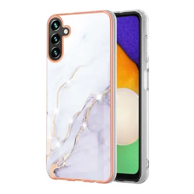 Husa de protectie IMD MARBLE pentru Samsung Galaxy A35 5G ALBA