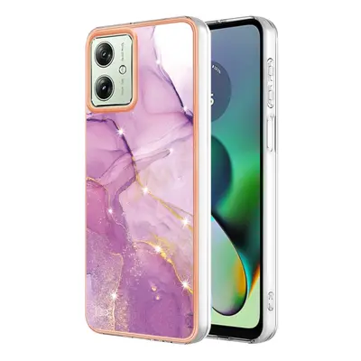 Husa de protectie IMD MARBLE pentru Motorola Moto G54 5G / G54 5G Power Edition PURPLE