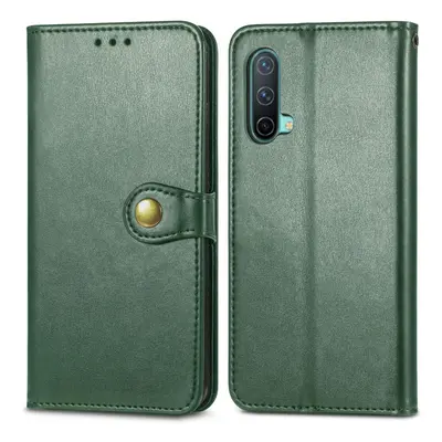 BUCKLE LEATHER Geantă portofel OnePlus Nord CE 5G verde