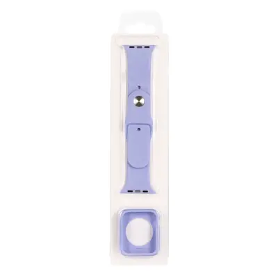 PROTEMIO COVER SET Curea + carcasa ceas Apple Watch / / / SE 40mm violet