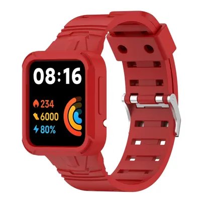 GLACIER Husa de protectie cu curea Xiaomi Redmi Watch Lite rosie