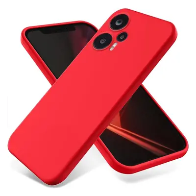 RUBBER de protectie pentru Xiaomi Poco F5 rosie