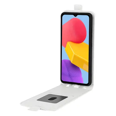 Husă flip Samsung Galaxy M13 albă