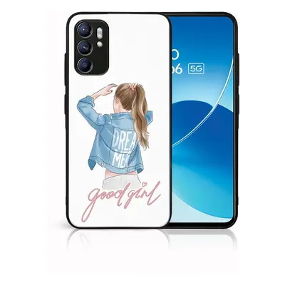 MY ART Husă din silicon Oppo Reno6 5G GOOD GIRL (130)