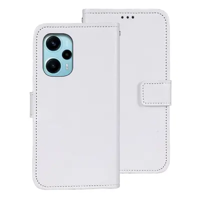 IDEWEI Husa portofel Xiaomi Poco F5 alb