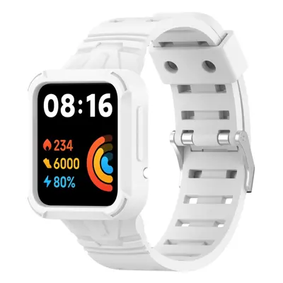 GLACIER Husa de protectie cu curea Xiaomi Redmi Watch Lite alb