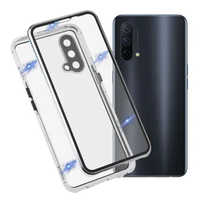 Husa magnetica pentru OnePlus Nord CE 5G argintiu