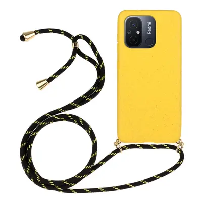 Husa ROPE cu cablu Xiaomi Redmi 12C galben