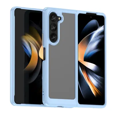 CRYSTAL Husa de protectie pentru Samsung Galaxy Fold 5G albastru