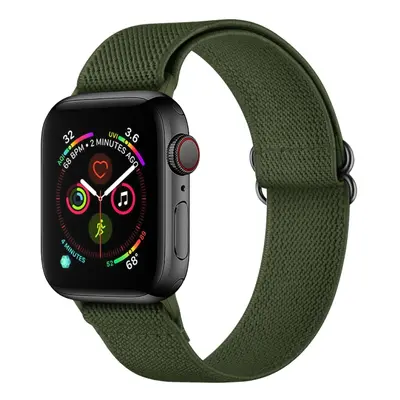 Curea din NYLON Apple Watch / / (41mm) / / SE / 5/4 (40mm) / 3/2/1 (38mm) verde închis