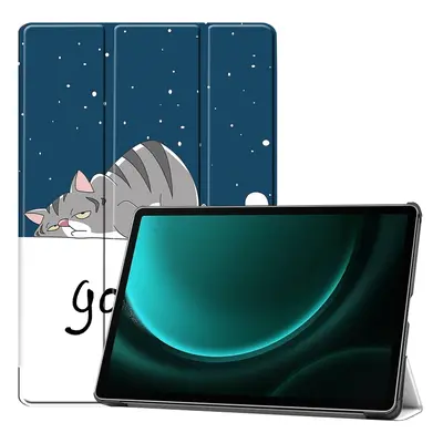 Husa ART Flip pentru Samsung Galaxy Tab S9 FE+ LAZY CAT