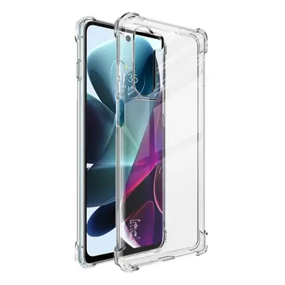 IMAK de protectie silicon + folie Motorola Moto G200 5G transparenta