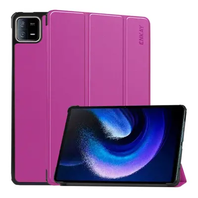 Husa Flip ENKAY LEATHER pentru Xiaomi Pad / Pad Pro violet