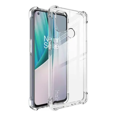 IMAK de protectie silicon + folie OnePlus Nord N100 transparenta