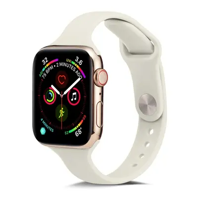 Curea subțire din silicon Apple Watch / / (41 mm) / / SE / / (40 mm) / / / (38 mm) CREA MY WHITE